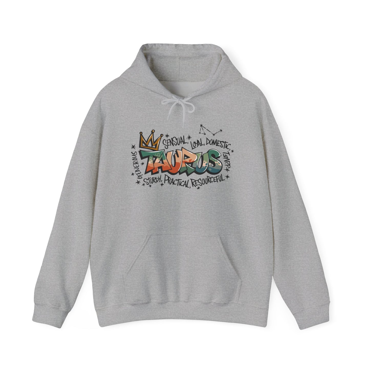 Taurus Street Art Heavy Blend™ Hooded Sweatshirt