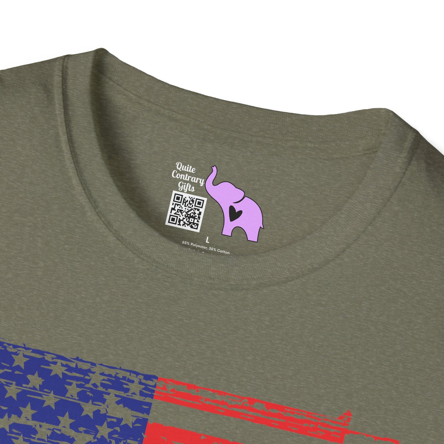 Gun Flag Adult T-shirt