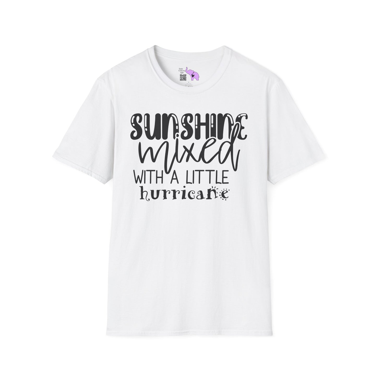 Sunshine Mixed With A Little Hurricane Adult T-shirt