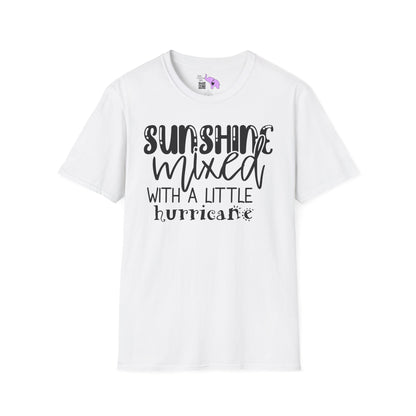 Sunshine Mixed With A Little Hurricane Adult T-shirt