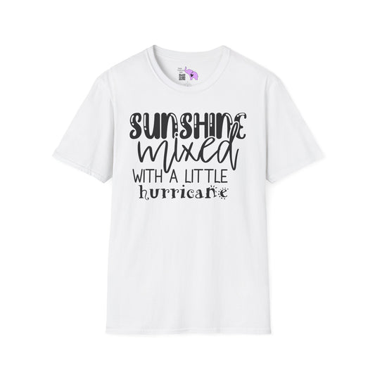 Sunshine Mixed With A Little Hurricane Adult T-shirt