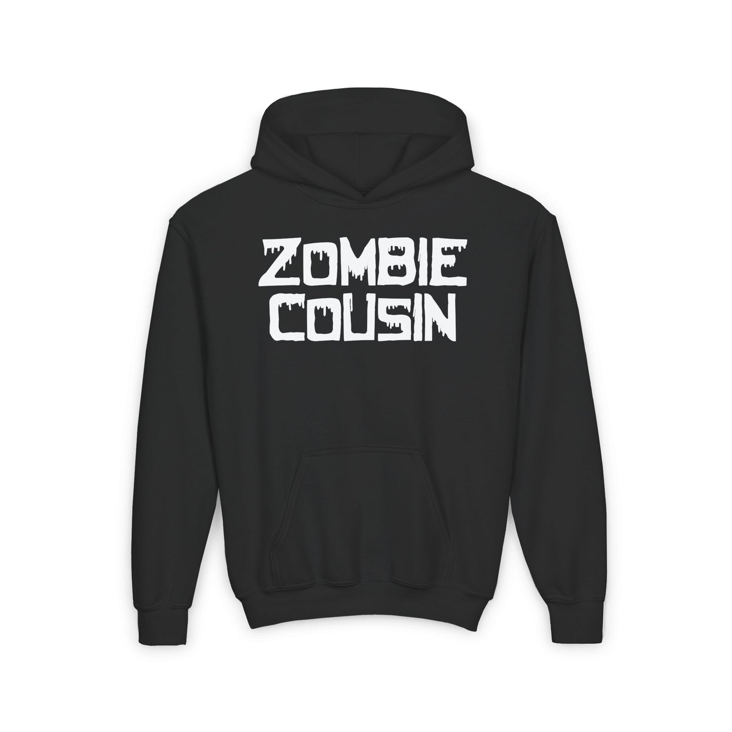 ""Zombie Cousin Youth Heavy Blend Hoodie