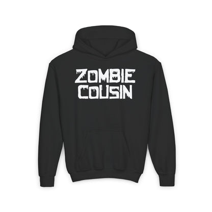 ""Zombie Cousin Youth Heavy Blend Hoodie