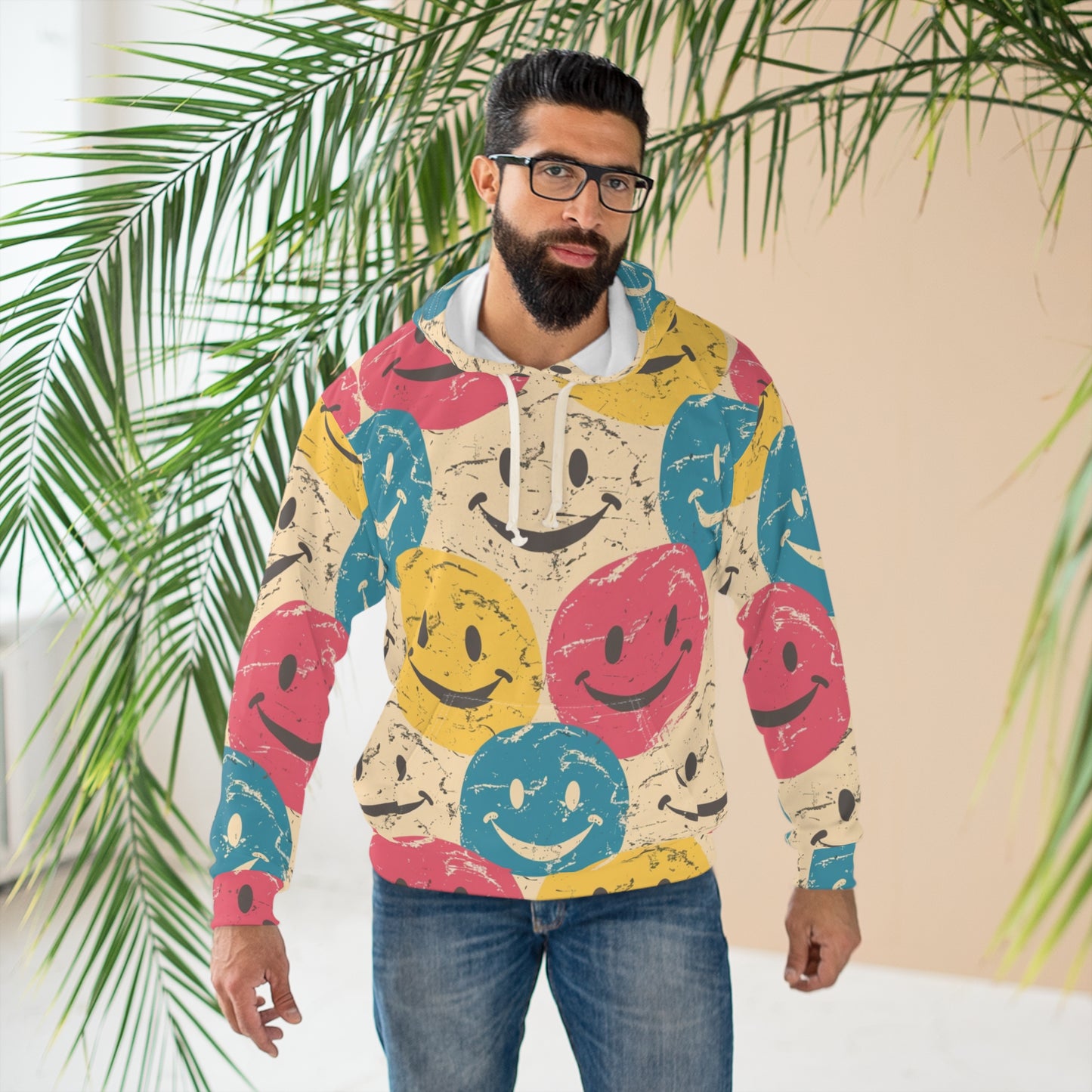 Color Me Happy Unisex Pullover Hoodie