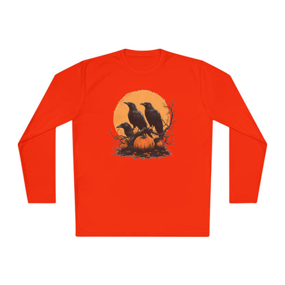Halloween Crows 4 Adult Long Sleeve Tee