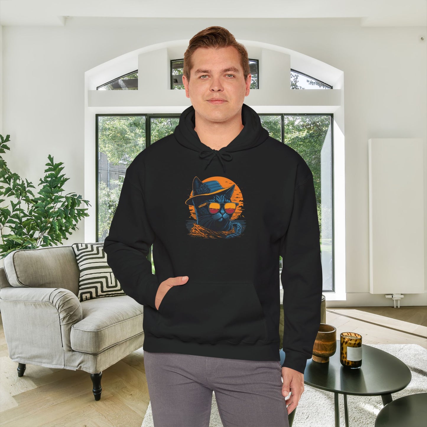 Too Cool Cat Heavy Blend™ Hooded Sweatshirt