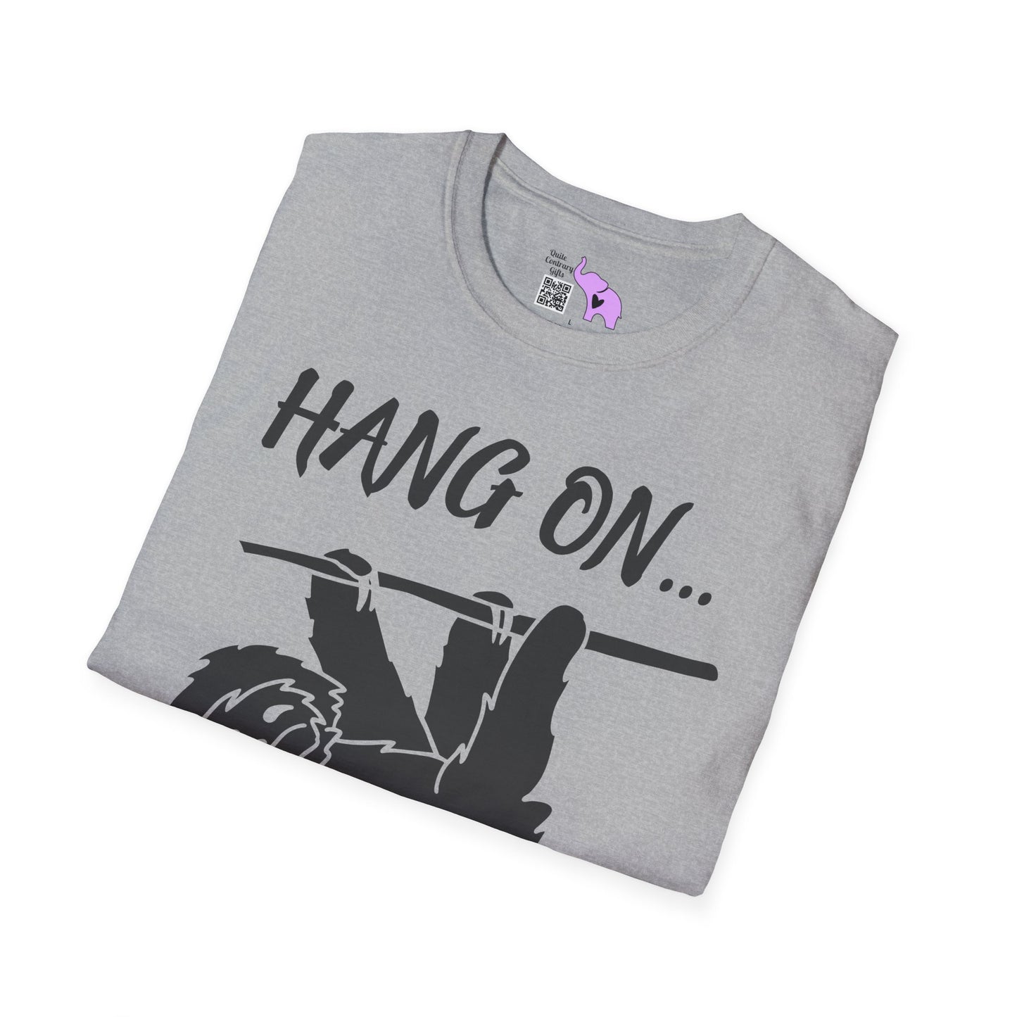 Hang On (Sloth) Adult T-shirt