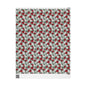 Winter Poinsettia Garden Wrapping Paper