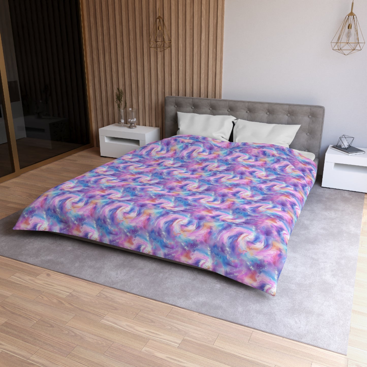 Fairy Floss Sky Microfiber Duvet Cover