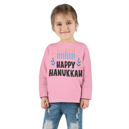 Happy Hanukkah 5 Toddler Long Sleeve Tee