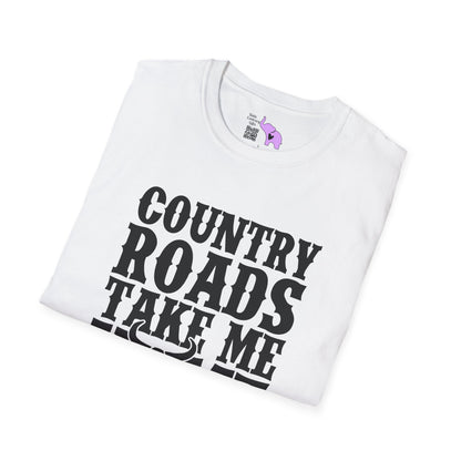 Country Roads Take Me Home Adult T-shirt