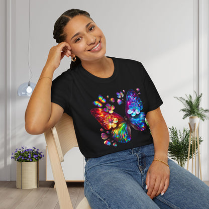 Colorful Butterflies Adult T-shirt