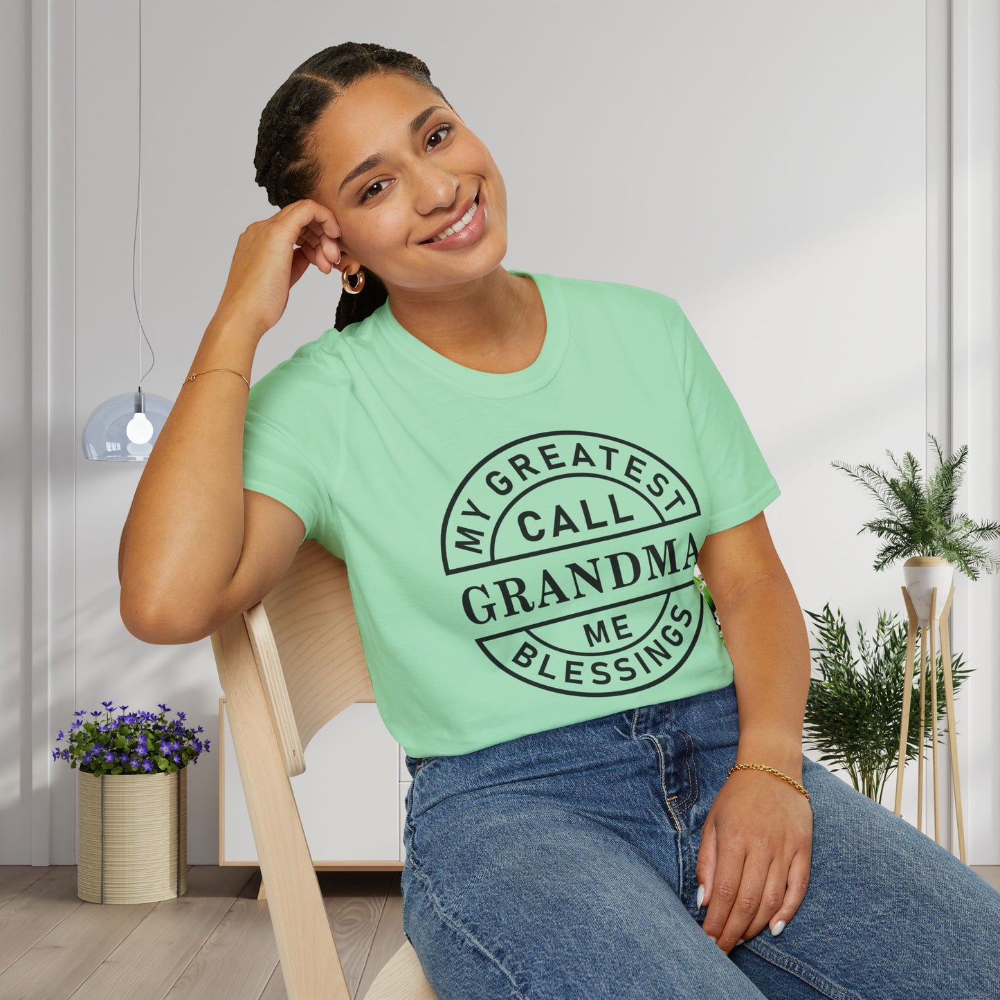 My Greatest Blessings Call Me Grandma Adult T-shirt