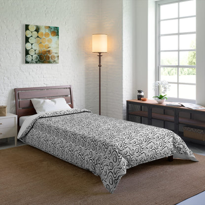 Grunge Scribbles Comforter