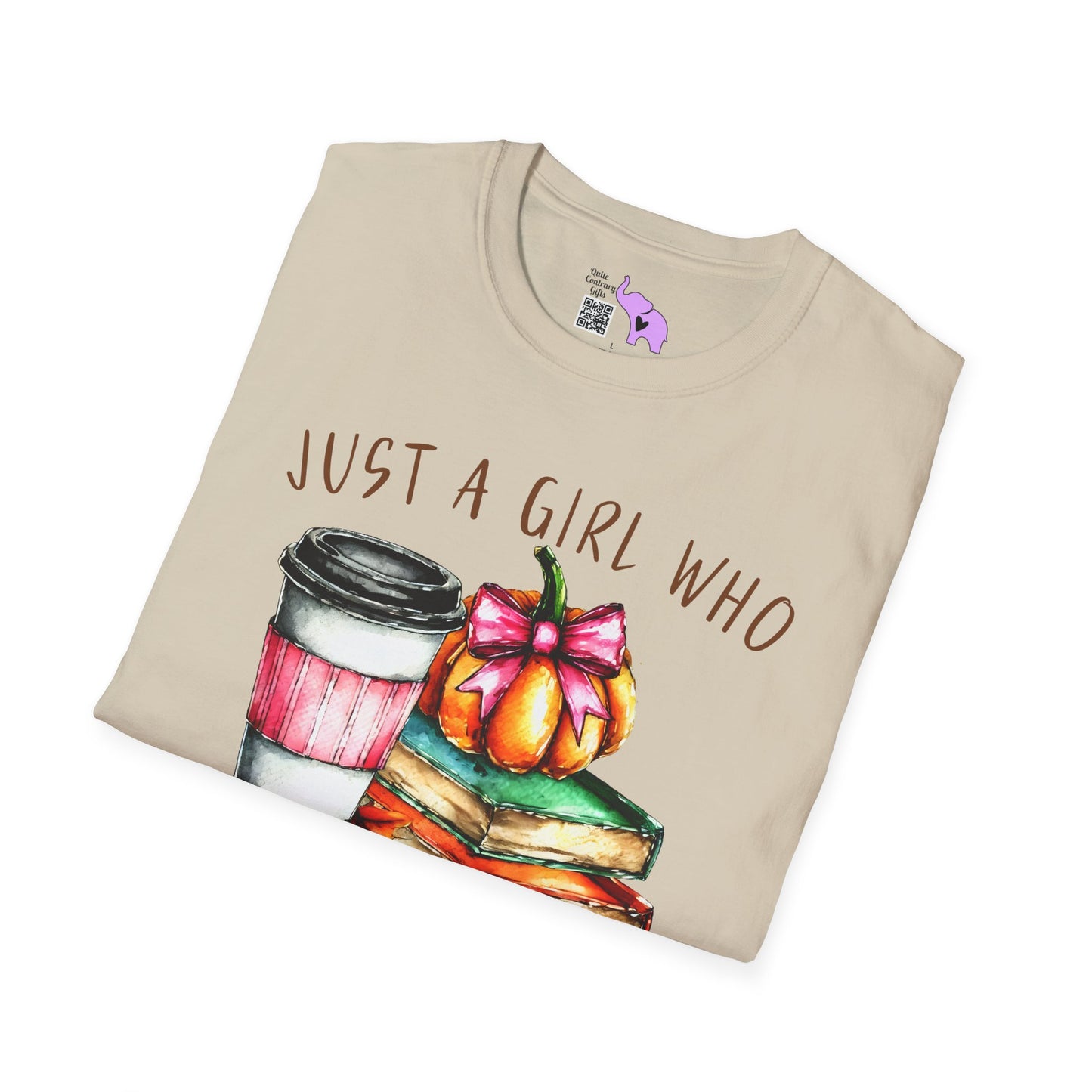 Just A Girl Who Loves Fall Adult T-shirt