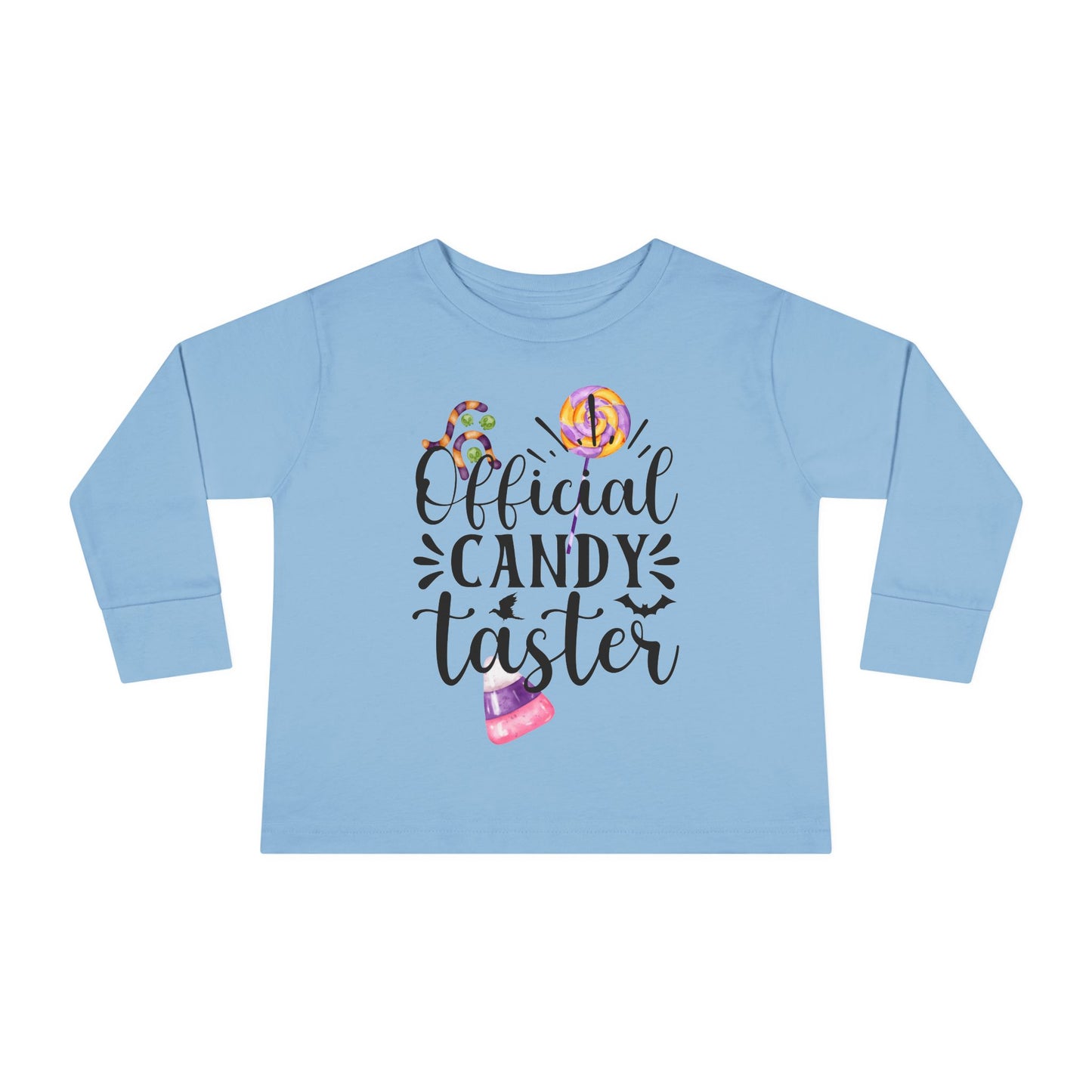Official Candy Taster Toddler Long Sleeve Tee