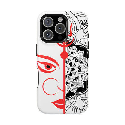 Goddess Durga Mata w/Manala MagSafe® Compatible Tough Case for iPhone