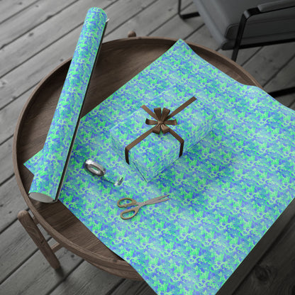 Glacier Grove Camo Wrapping Paper