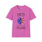 Facts Don't Care About Your Feelings American Flag T-shirt