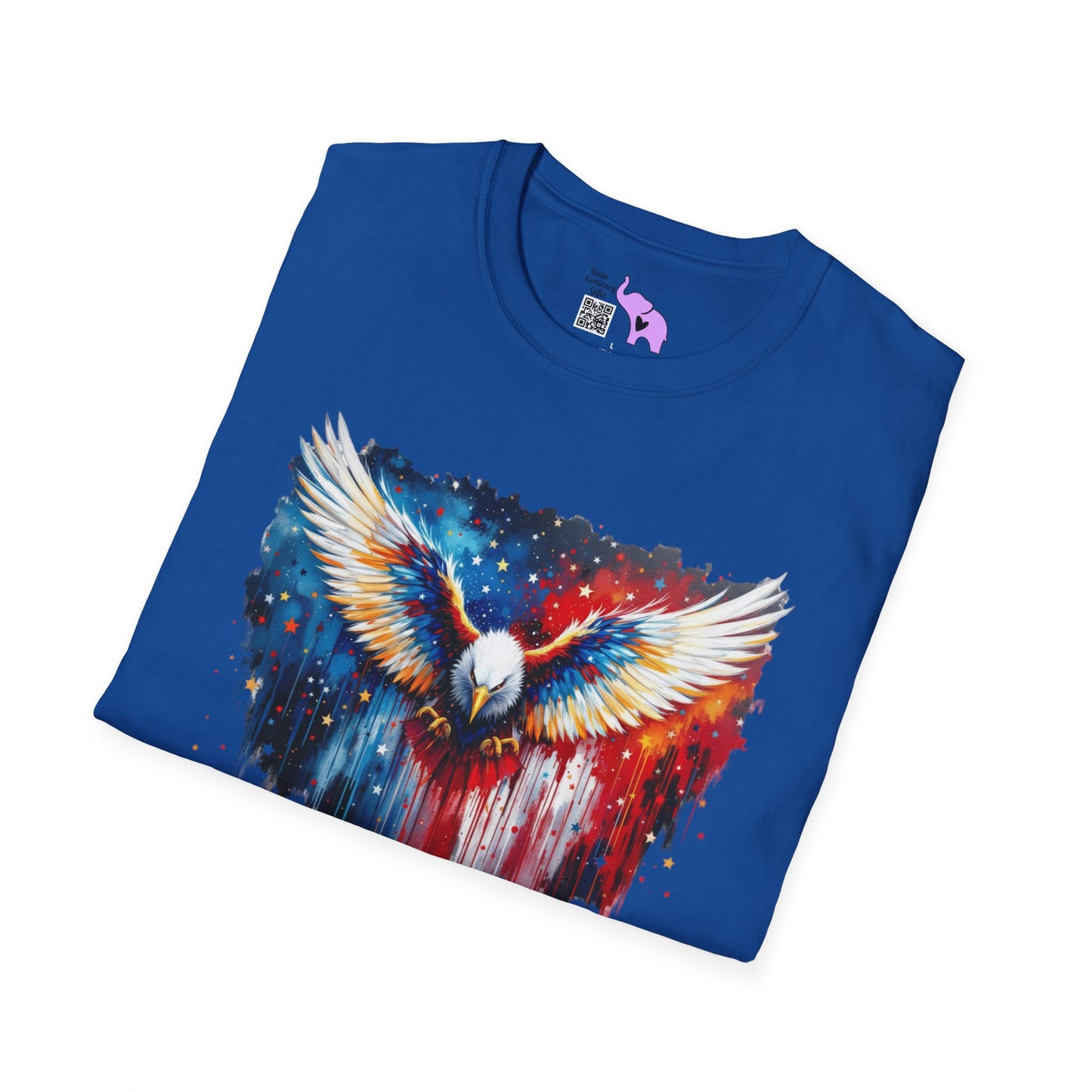 American Bald Eagle in Flight Adult T-shirt