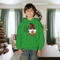 Deck the Halls Plaid Gnome Youth Hoodie
