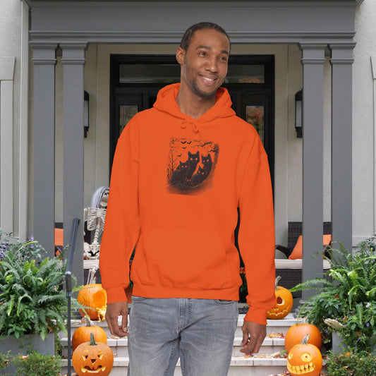 Black Cats Heavy Blend™ Hooded Sweatshirt