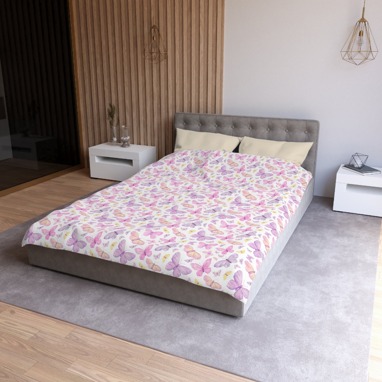 Pastel Butterfly Dreams Duvet Bedding Set
