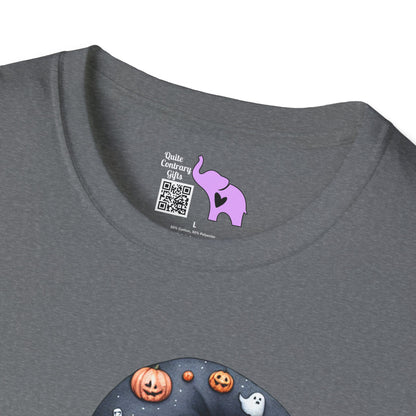 Spooky Season Cute Ghost Adult T-shirt