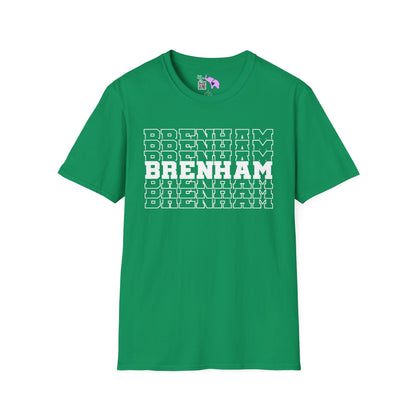 Brenham (Stacked) Adult T-shirt