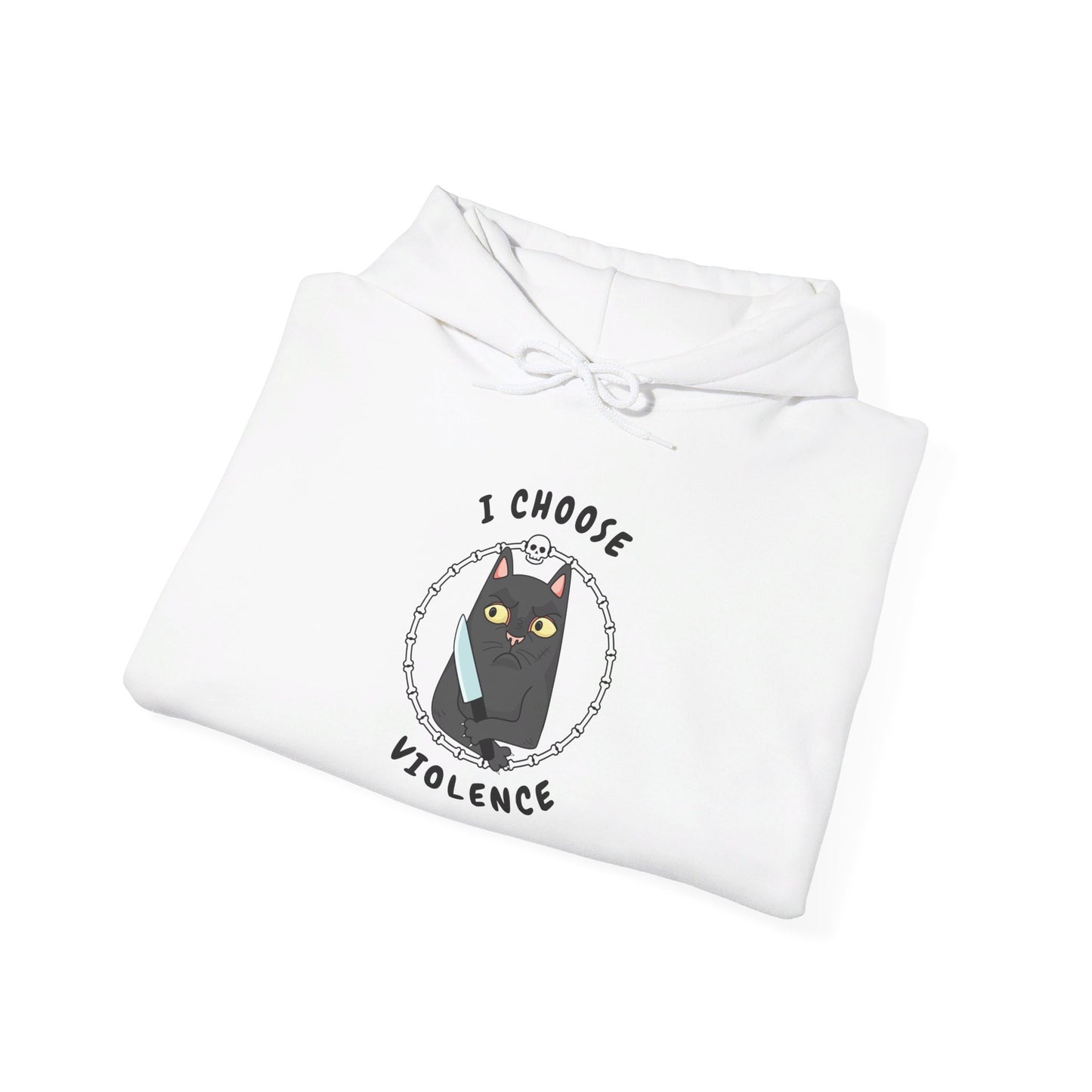 I Choose Violence Heavy Blend™ Hooded Sweatshirt