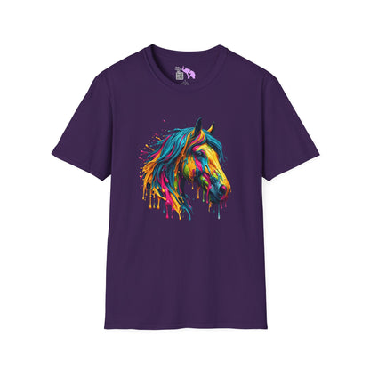 Colorful Horse Adult T-shirt