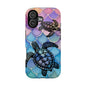 Sea Turtle Silhouette MagSafe® Compatible Tough Case for iPhone