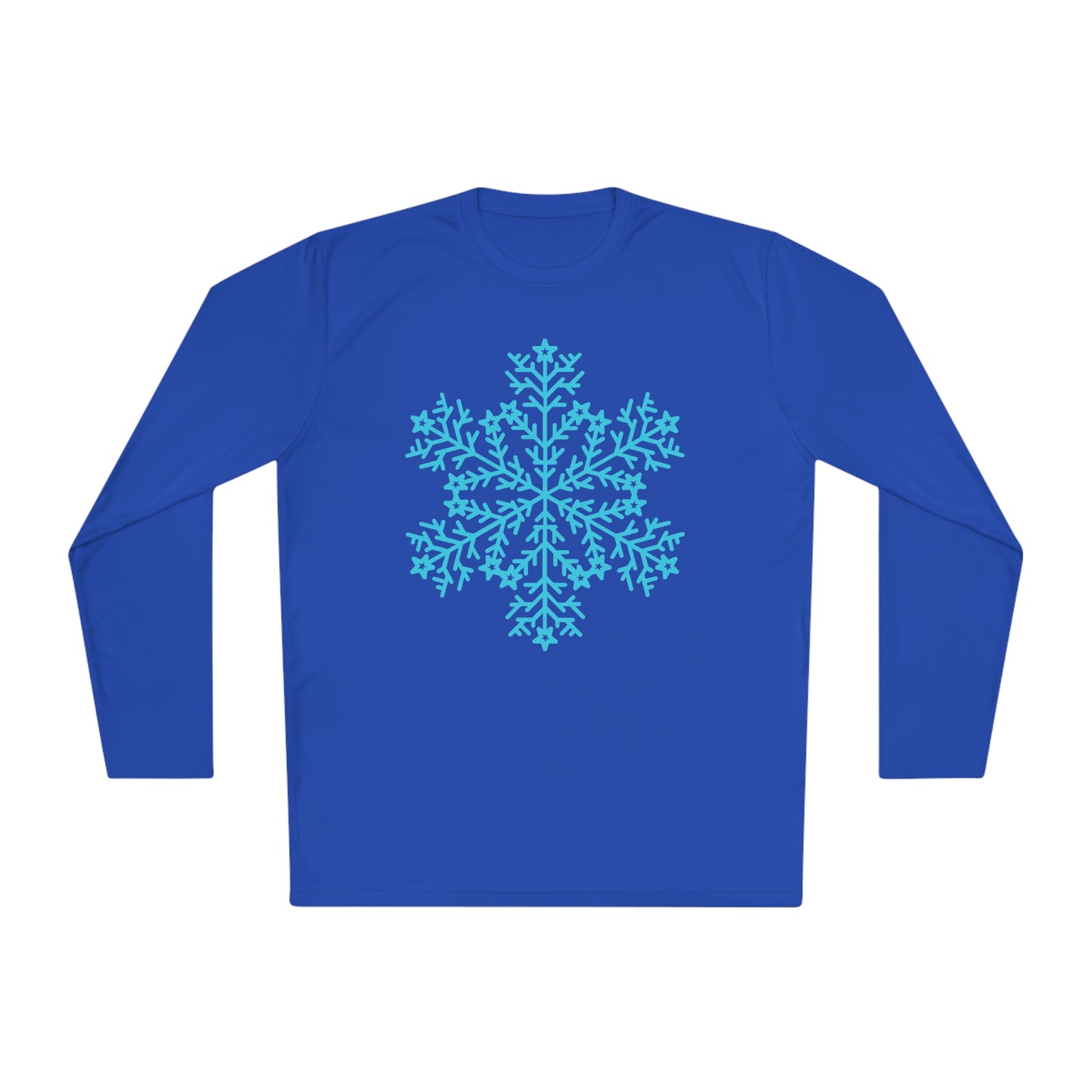 Large Snowflake Adult Long Sleeve Tee