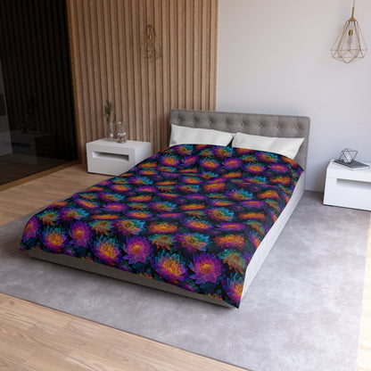 Luminous Lotus Duvet Bedding Set