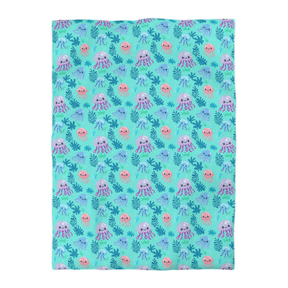 Jellyfish Daydreams Microfiber Duvet Cover