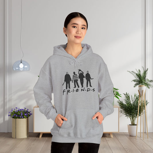 Horror Film Character Friends Heavy Blend™ Hooded Sweatshirt