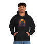 Creepy Black Cat 7 Heavy Blend™ Hooded Sweatshirt