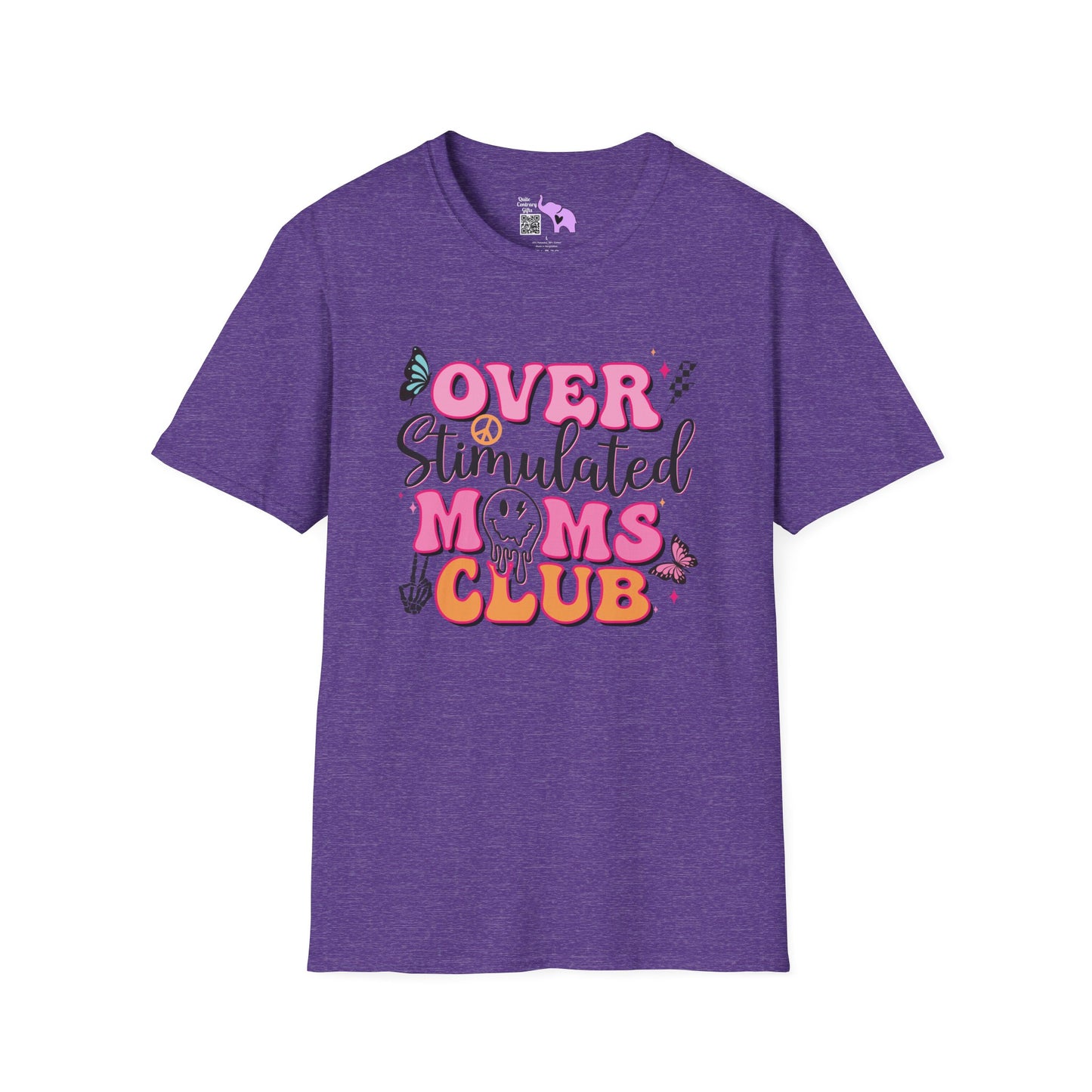 Overstimulated Mom's Club Adult T-shirt