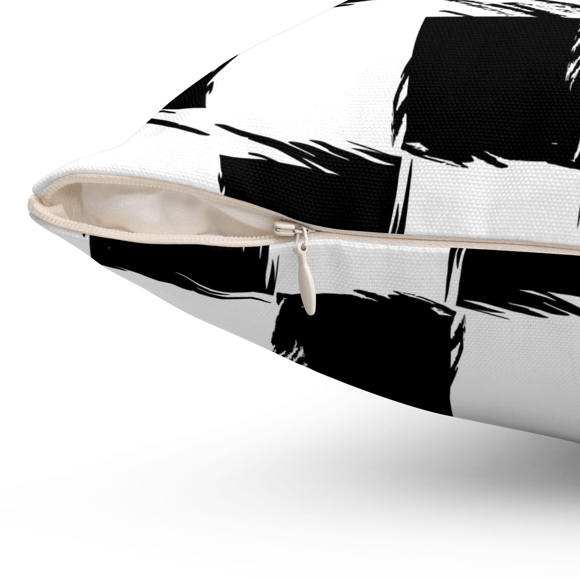 Distorted Check Throw Pillow