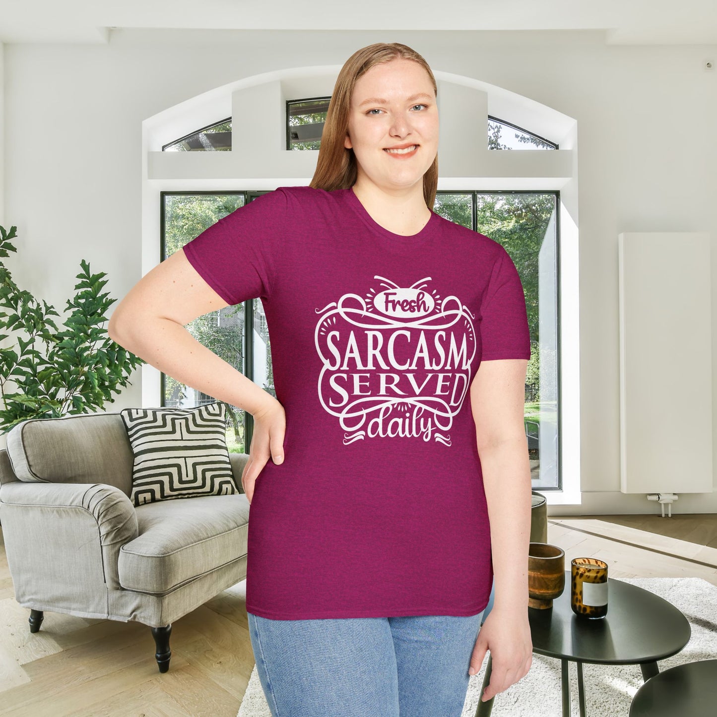 Fresh Sarcasm Served Daily Adult T-shirt