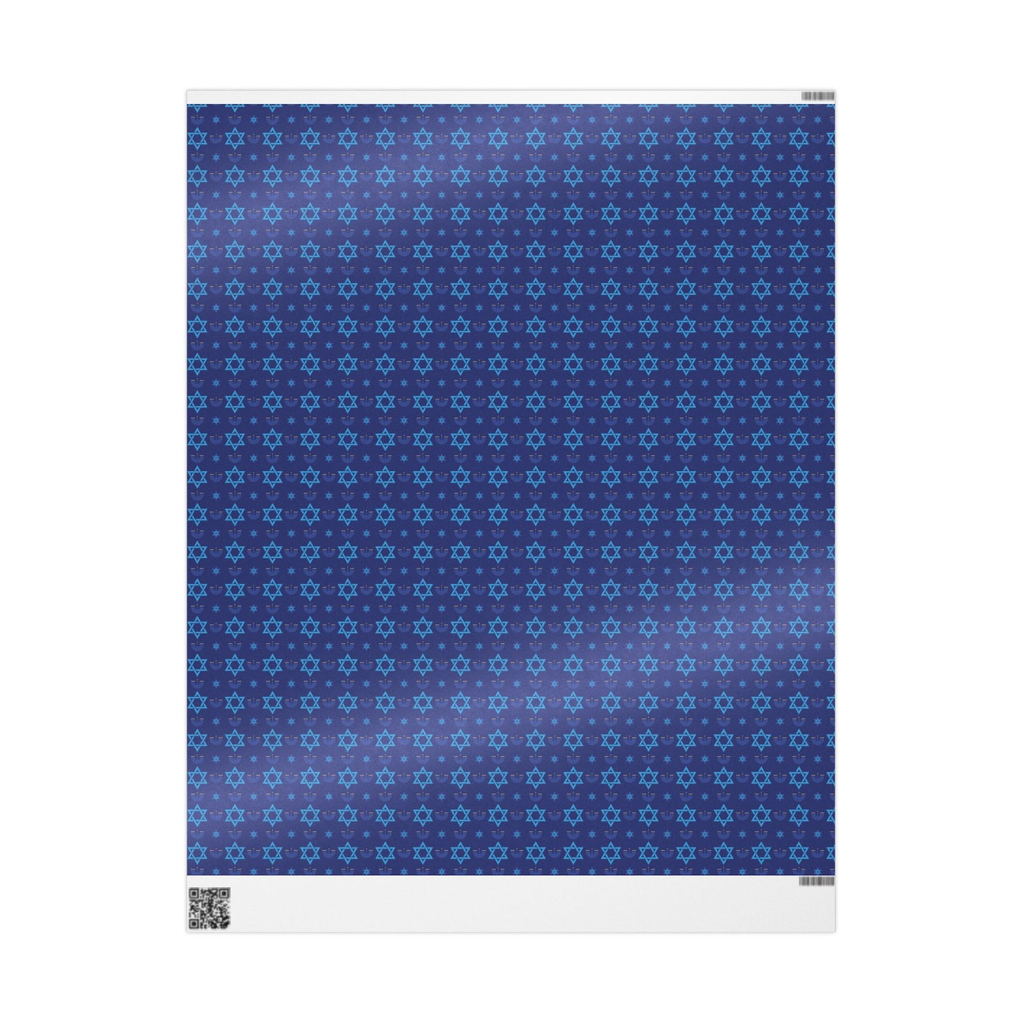 Menorah/Star of David 3 Hanukkah Wrapping Paper