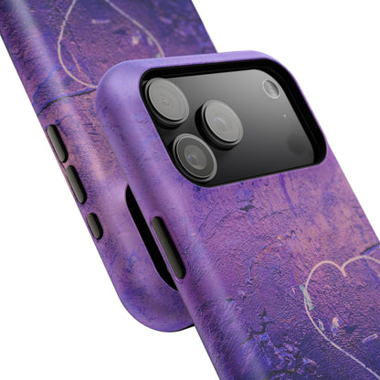 Purple Heart Wall MagSafe® Compatible Tough Case for iPhone