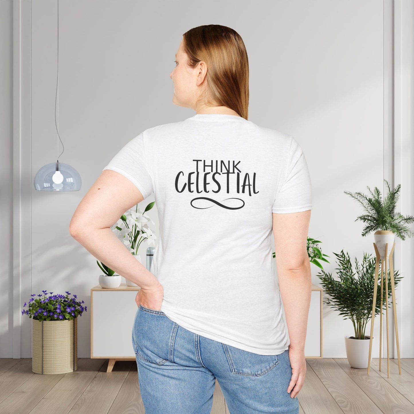 Think Celestial Adult T-shirt