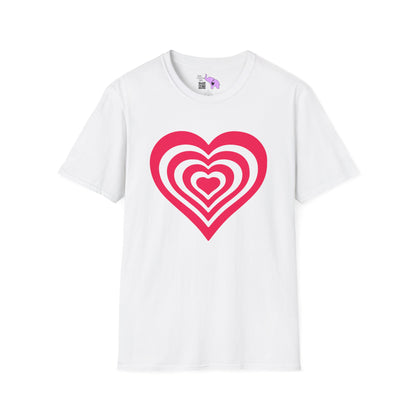 Layered Hearts Adult T-shirt