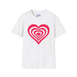 Layered Hearts Adult T-shirt