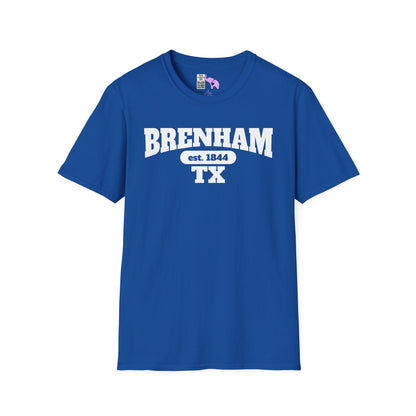 Brenham Tx Est. 1844 Adult T-shirt