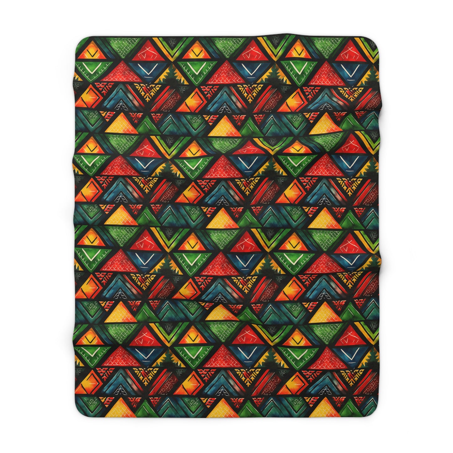 Ancestor Echo Sherpa Fleece Blanket