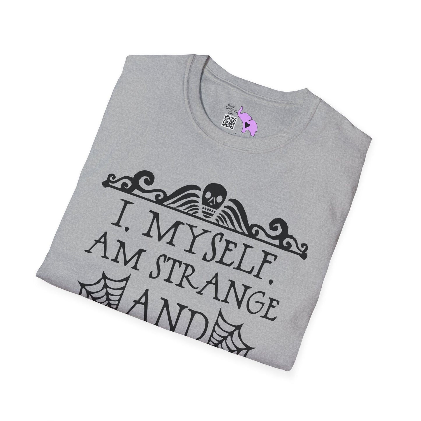 Beetlejuice I Myself Am Strange and Unusual Adult T-shirt