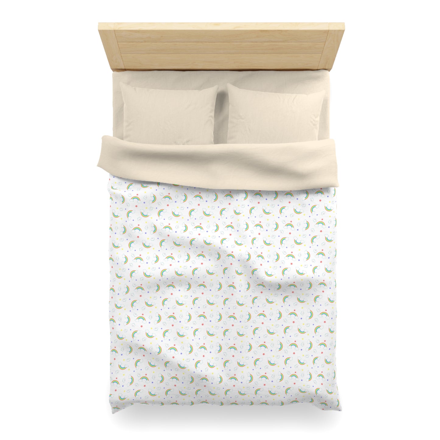 Rainbow Smiles & Stars Duvet Bedding Set