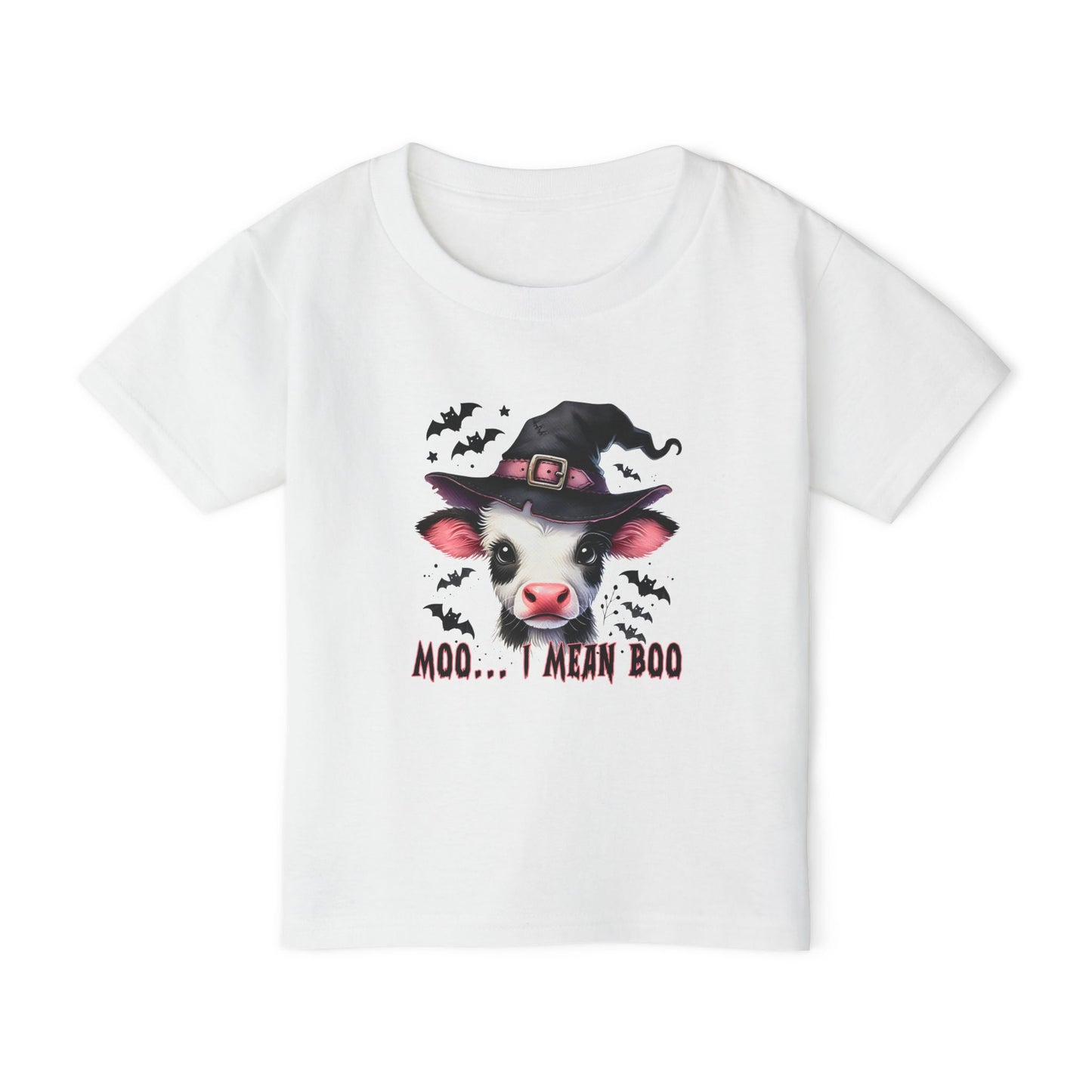 Moo I Mean Boo Heavy Cotton™ Toddler T-shirt